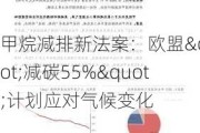 甲烷减排新法案：欧盟"减碳55%"计划应对气候变化