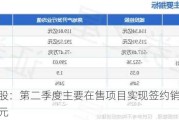 城投控股：第二季度主要在售项目实现签约销售金额约31.51亿元