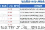 探路者监事杨磊增持1.01万股，增持金额4.98万元