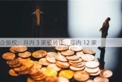 险企股权：月内 3 家被转让，年内 12 家