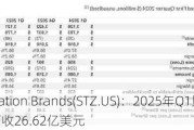 Constellation Brands(STZ.US)：2025年Q1财报实现营收26.62亿美元