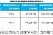 减少偏差或增强流动性多只ETF调整最小申赎单位