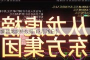 东方集团龙虎榜数据（7月29日）