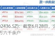 兴森科技(002436.SZ)：截至6月28日，公司股东总户数为八万六千余户