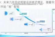 姚洋：未来几年自动驾驶会井喷式增长，随着华为加入将开始“卷”智驾