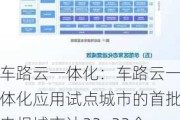 车路云一体化：车路云一体化应用试点城市的首批申报城市达32~33个 北京申报的总体投资规模最大