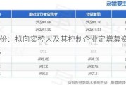 厚普股份：拟向实控人及其控制企业定增募资不超4.27亿元