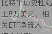 比特币历史性站上8万美元，相关ETF净流入资金暴涨