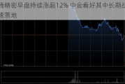 鸿腾精密早盘持续涨超12% 中金看好其中长期战略加速落地