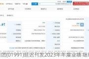 大洋集团(01991)延迟刊发2023年年度业绩 继续停牌