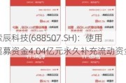 索辰科技(688507.SH)：使用超募资金4.04亿元永久补充流动资金