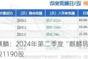 森麒麟：2024年第二季度“麒麟转债”转股1190股