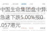 中国生命集团盘中异动 急速下跌5.00%报0.057港元