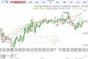 黄金继续涨破新高还是短线回调？今晚美国数据或成关键一击！