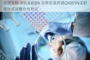 荃信生物-B现涨超8% 与华东医药就QX005N注射液达成战略合作协议