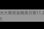 光大期货金融类日报11.25