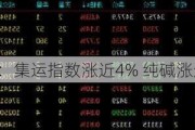 午评：集运指数涨近4% 纯碱涨近3%