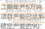 贵州轮胎：炭黑二期年产5万吨项目产能已达到额定产能的90%以上