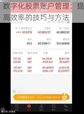 数字化股票账户管理：提高效率的技巧与方法