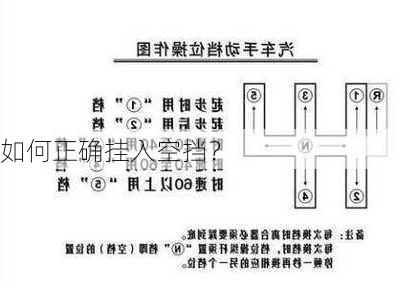 如何正确挂入空挡？