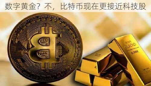 数字黄金？不，比特币现在更接近科技股