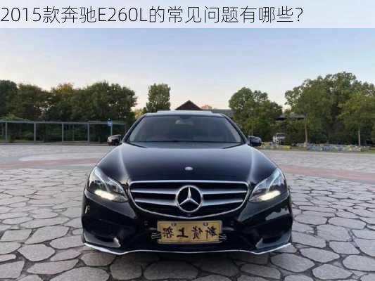 2015款奔驰E260L的常见问题有哪些？