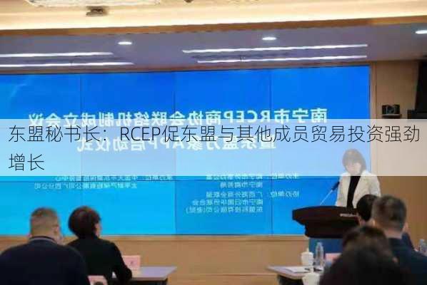 东盟秘书长：RCEP促东盟与其他成员贸易投资强劲增长