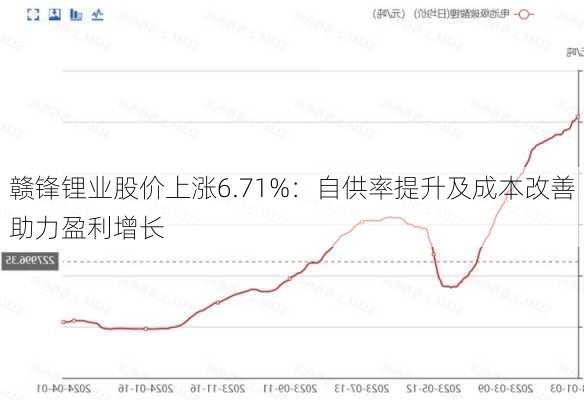 赣锋锂业股价上涨6.71%：自供率提升及成本改善助力盈利增长