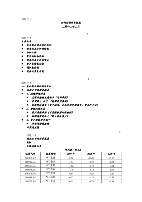 怎样分析股票的财务报表综合评价