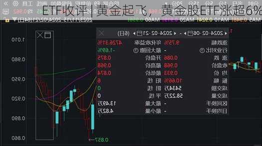 ETF收评 | 黄金起飞，黄金股ETF涨超6%