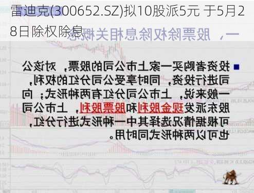 雷迪克(300652.SZ)拟10股派5元 于5月28日除权除息