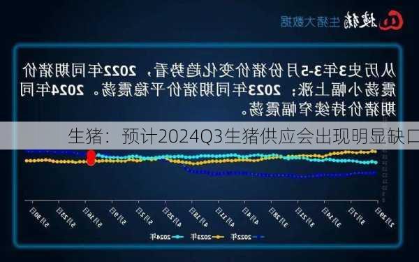 生猪：预计2024Q3生猪供应会出现明显缺口