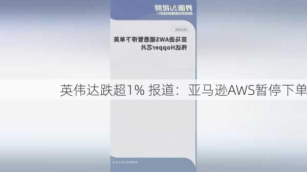 英伟达跌超1% 报道：亚马逊AWS暂停下单