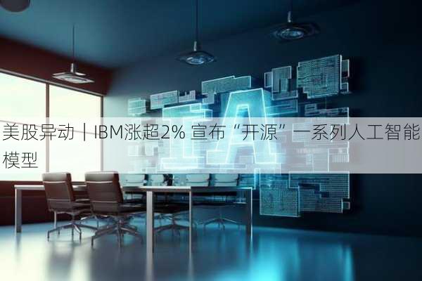 美股异动｜IBM涨超2% 宣布“开源”一系列人工智能模型