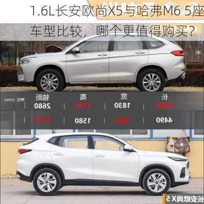 1.6L长安欧尚X5与哈弗M6 5座车型比较，哪个更值得购买？