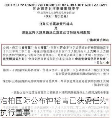 浩柏国际公布钟裕青已获委任为执行董事