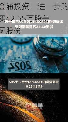 金涌投资：进一步购买42.55万股美图股份