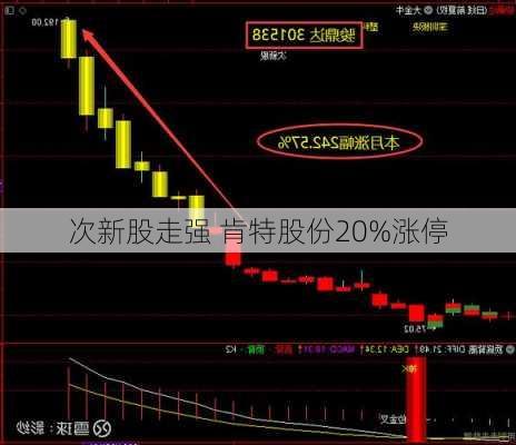 次新股走强 肯特股份20%涨停