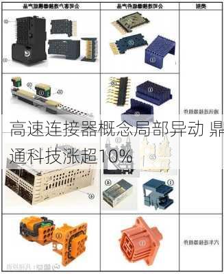 高速连接器概念局部异动 鼎通科技涨超10%