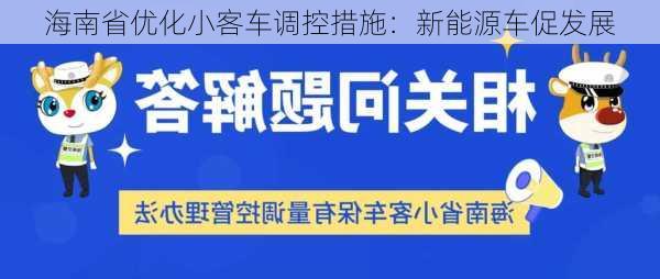 海南省优化小客车调控措施：新能源车促发展