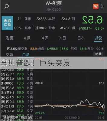 罕见普跌！巨头突发