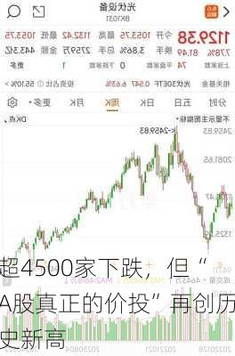 超4500家下跌，但“A股真正的价投”再创历史新高