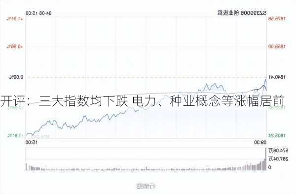 开评：三大指数均下跌 电力、种业概念等涨幅居前