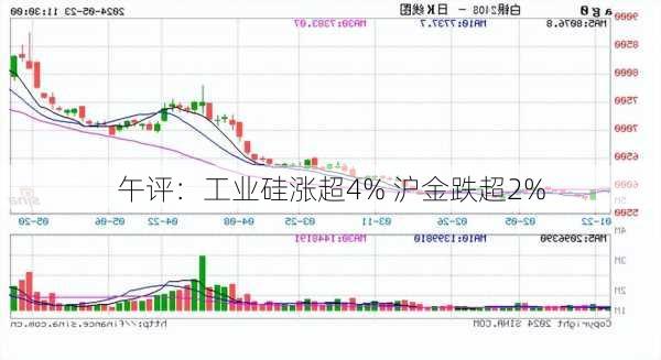 午评：工业硅涨超4% 沪金跌超2%