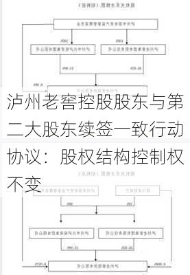 泸州老窖控股股东与第二大股东续签一致行动协议：股权结构控制权不变