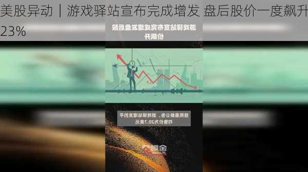 美股异动｜游戏驿站宣布完成增发 盘后股价一度飙升23%