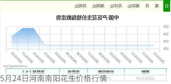 5月24日河南南阳花生价格行情