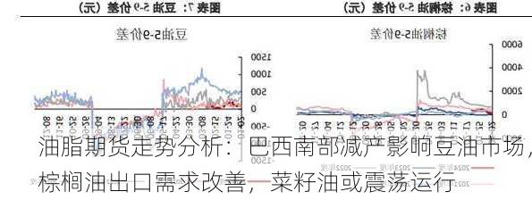 油脂期货走势分析：巴西南部减产影响豆油市场，棕榈油出口需求改善，菜籽油或震荡运行