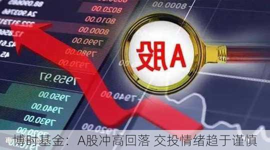 博时基金：A股冲高回落 交投情绪趋于谨慎