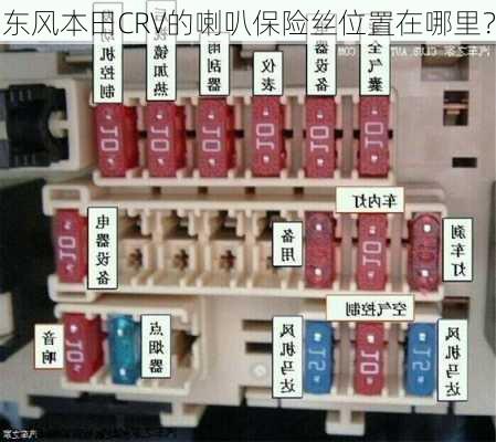 东风本田CRV的喇叭保险丝位置在哪里？